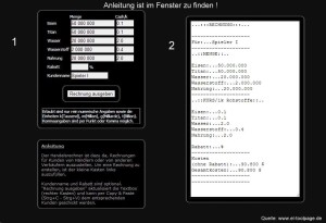 Rechnungsmaske Nummern